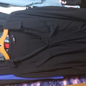 a.n.a. Black Button Up Shirt